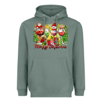 Sage merry christmas wine glasses Heavyweight Hoodie - Zillion Design Studio