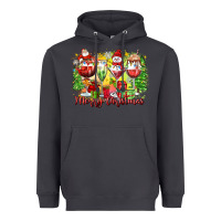 Smoke merry christmas wine glasses Heavyweight Hoodie - Zillion Design Studio