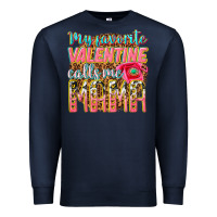 Navy my favorite calls me mama Premium Sweatshirt - texasbilliewilder