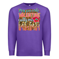 Purple my favorite calls me mama Premium Sweatshirt - texasbilliewilder
