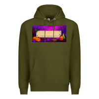 Army Green halloween witch custom license plate Premium Hoodie - BundleAndBundleShop