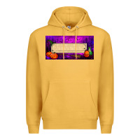 Mustard halloween witch custom license plate Premium Hoodie - BundleAndBundleShop
