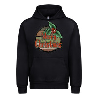 Black Merry Christmas Urban Hoodie - JahusDesignShop
