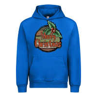 Cobalt Merry Christmas Urban Hoodie - JahusDesignShop