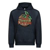 Navy Merry Christmas Urban Hoodie - JahusDesignShop