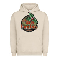 Pigment French Oak Merry Christmas Urban Hoodie - JahusDesignShop