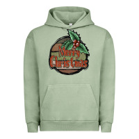 Pigment Oil Green Merry Christmas Urban Hoodie - JahusDesignShop