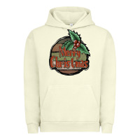Pigment Pistachio Merry Christmas Urban Hoodie - JahusDesignShop