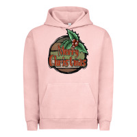 Pigment Salmon Merry Christmas Urban Hoodie - JahusDesignShop
