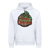 White Merry Christmas Urban Hoodie - JahusDesignShop