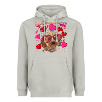 Moon Dust Valentine's day cockapoo Heavyweight Hoodie - RanaPortraitStore