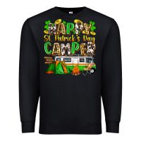 Black happy st. patrick's day camper Premium Sweatshirt - Zillion Design Studio