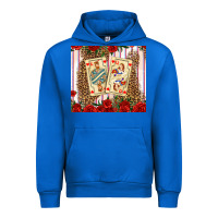Cobalt valentines day playing cards Urban Hoodie - AdoDesignShop