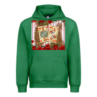 Emerald valentines day playing cards Urban Hoodie - AdoDesignShop