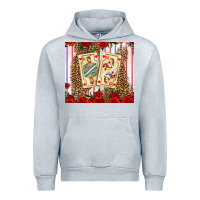 Heather Grey valentines day playing cards Urban Hoodie - AdoDesignShop
