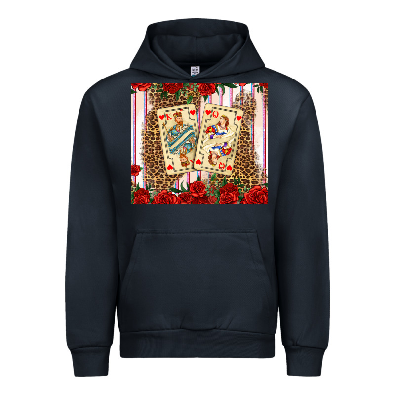 Valentines Day Playing Cards Urban Hoodie by AdoDesignShop | Teevron