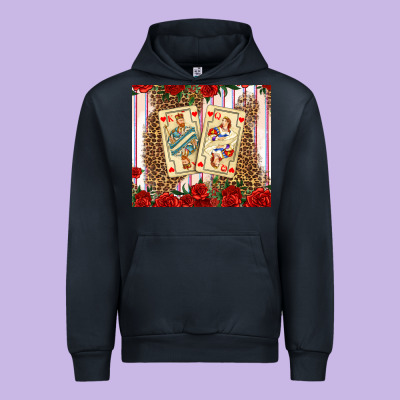 Valentines Day Playing Cards Urban Hoodie Designed By Adodesignshop