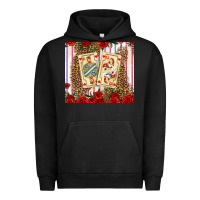 Pigment Black valentines day playing cards Urban Hoodie - AdoDesignShop