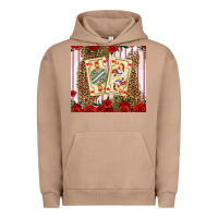 Pigment Burro valentines day playing cards Urban Hoodie - AdoDesignShop