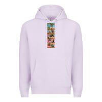 Lilac dinosaurs pen wrap Premium Hoodie - Artiststas