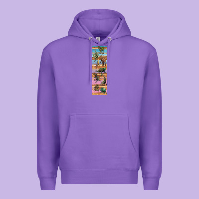 Dinosaurs Pen Wrap Premium Hoodie Designed By Artiststas