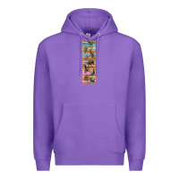 Purple dinosaurs pen wrap Premium Hoodie - Artiststas