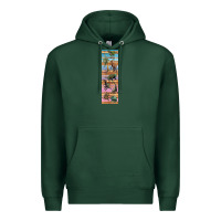 Sports Green dinosaurs pen wrap Premium Hoodie - Artiststas