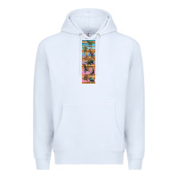 White dinosaurs pen wrap Premium Hoodie - Artiststas