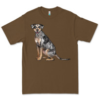 Cacao catahoula leopard dog Premium Tee - LillyAllenDesigns