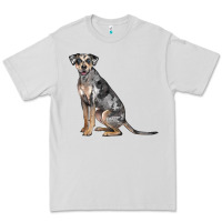 Dove Grey catahoula leopard dog Premium Tee - LillyAllenDesigns