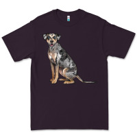 Plum catahoula leopard dog Premium Tee - LillyAllenDesigns
