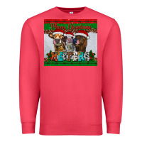 Cardinal merry christmas heifers Premium Sweatshirt - RanaPortraitStore