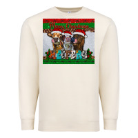 Sandshell merry christmas heifers Premium Sweatshirt - RanaPortraitStore