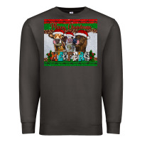 Smoke merry christmas heifers Premium Sweatshirt - RanaPortraitStore