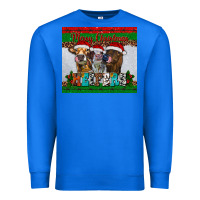 True Royal merry christmas heifers Premium Sweatshirt - RanaPortraitStore