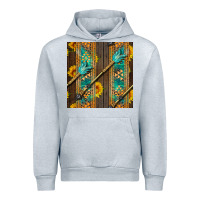 Heather Grey aztec and sunflowers Urban Hoodie - BundleAndBundleShop