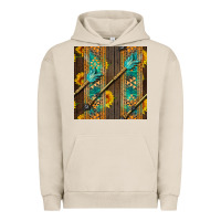 Pigment French Oak aztec and sunflowers Urban Hoodie - BundleAndBundleShop