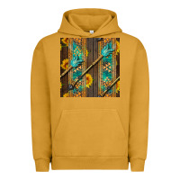 Pigment Peanut Butter aztec and sunflowers Urban Hoodie - BundleAndBundleShop