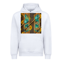White aztec and sunflowers Urban Hoodie - BundleAndBundleShop