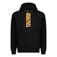 Black dinosaurs pen wrap Premium Hoodie - Artiststas
