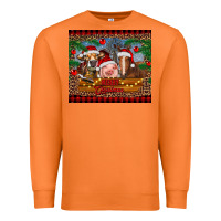 Carrot merry christmas cow pig and horse Premium Sweatshirt - RanaPortraitStore