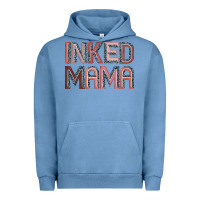 Pigment Pebble Blue inked mama Urban Hoodie - JahusDesignShop