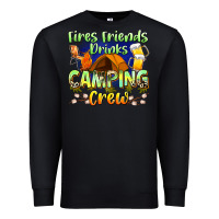 Black fires friends drinks camping crew Premium Sweatshirt - Zillion Design Studio