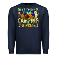 Navy fires friends drinks camping crew Premium Sweatshirt - Zillion Design Studio