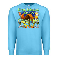 Ocean Blue fires friends drinks camping crew Premium Sweatshirt - Zillion Design Studio