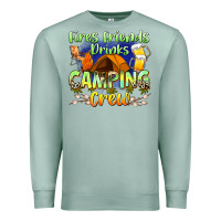Seafoam fires friends drinks camping crew Premium Sweatshirt - Zillion Design Studio