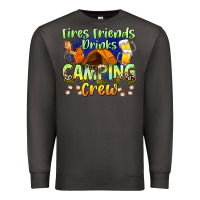 Smoke fires friends drinks camping crew Premium Sweatshirt - Zillion Design Studio