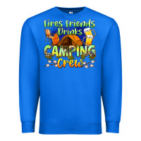 True Royal fires friends drinks camping crew Premium Sweatshirt - Zillion Design Studio