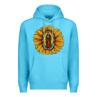 Our Lady Of Guadalupe Sunflower Premium Hoodie | Teevron