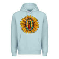 Blue Mist our lady of guadalupe sunflower Premium Hoodie - JahusDesignShop